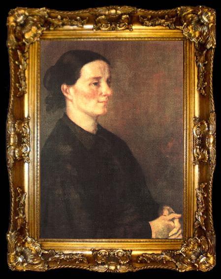 framed  Gustave Courbet Zelie Courbet, ta009-2